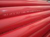 Red Color Painted Steel Pipe Epoxy