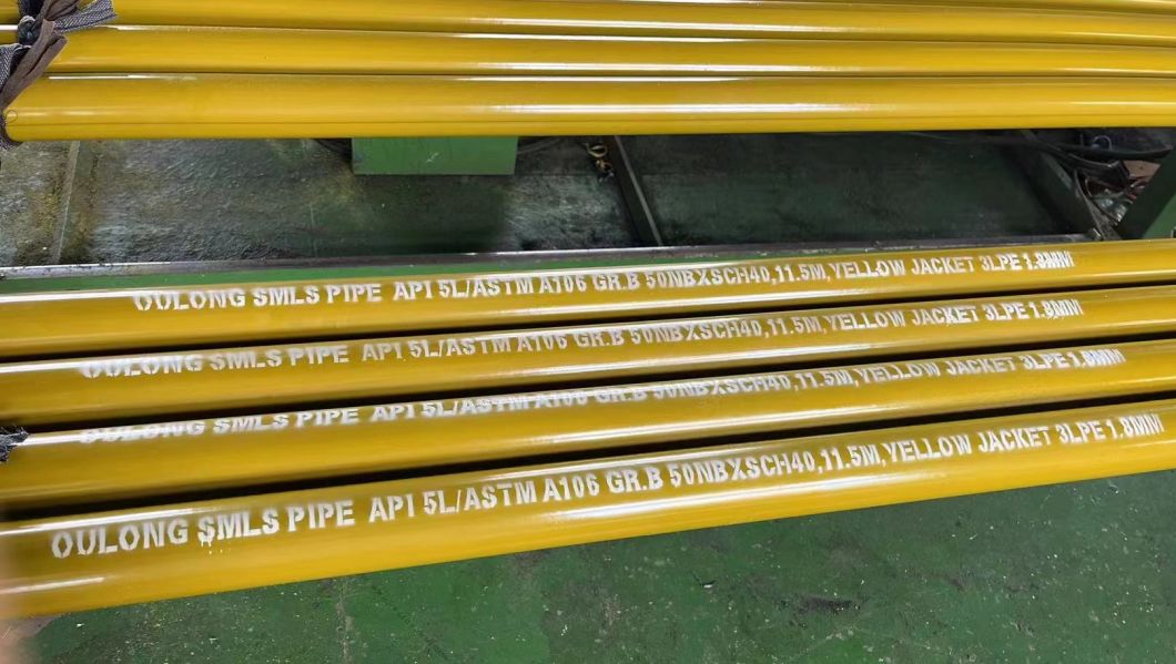 Yellow Jacket HDPE Coated Pipes 2 Inch Smls