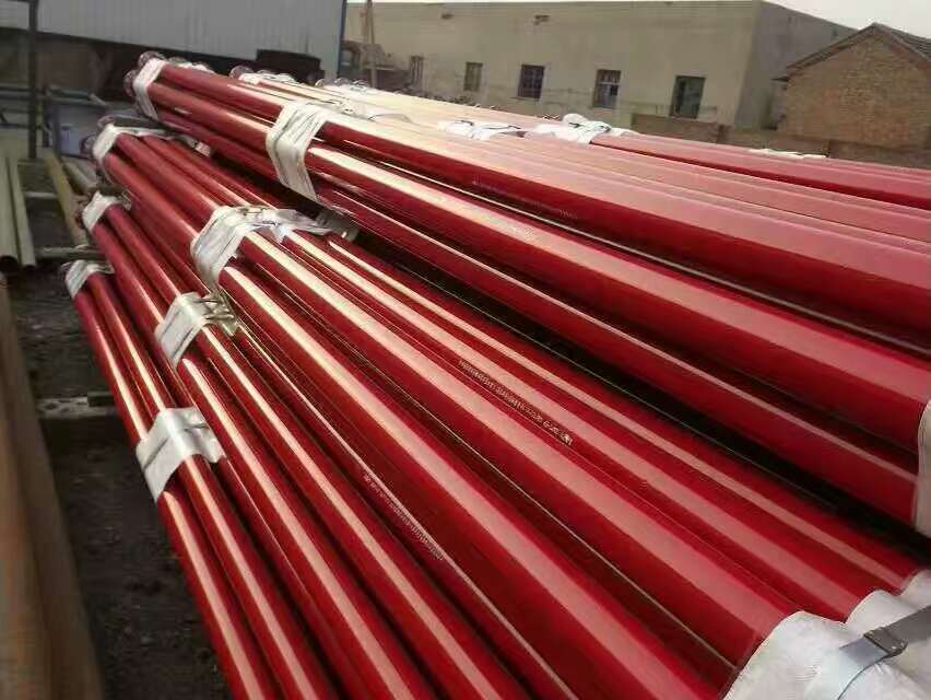 Fbe Fusion Bonded Epoxy Coating Steel Pipe Od21.3 Red