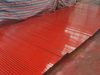 Red Painted Square Pipe Exopy