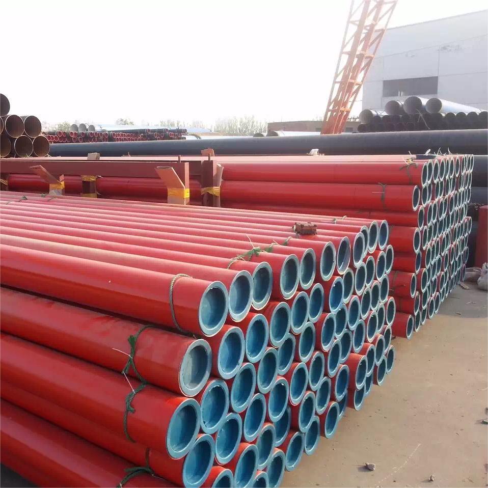 Fbe Fusion Bonded Epoxy Coating Steel Pipe Od21.3 Red