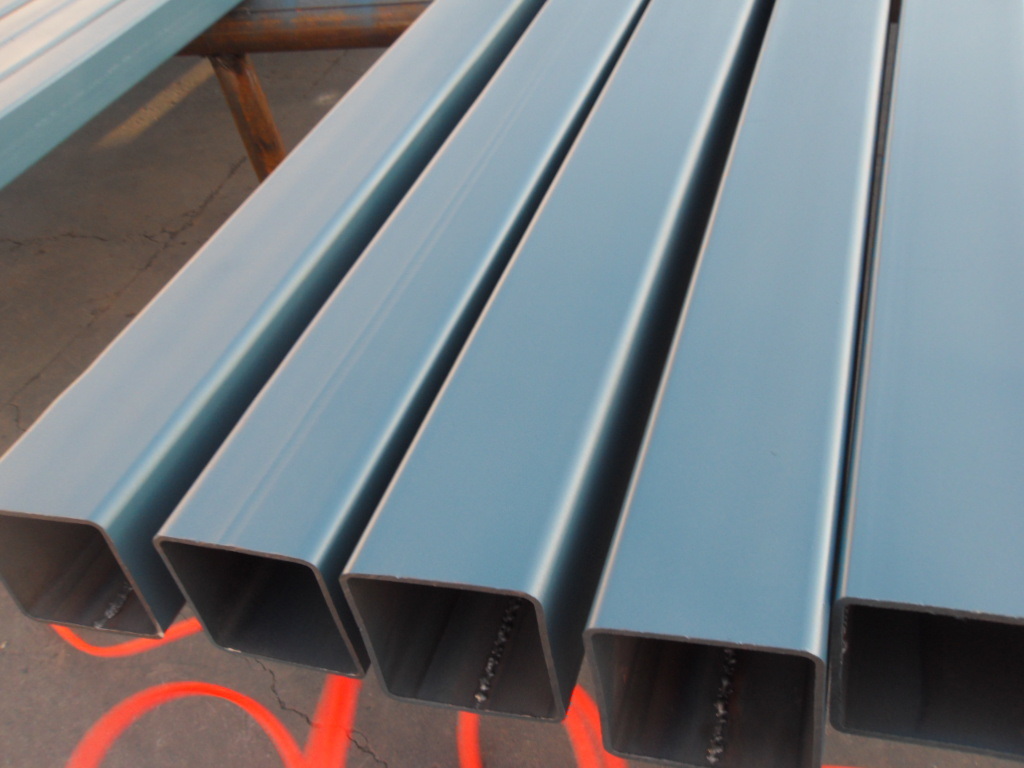 Anti-Corrosion Painted Square Pipe Gray Color