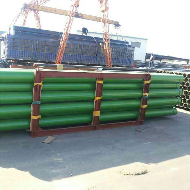 Fbe Fusion Bonded Epoxy Coating Steel Pipe Od114.3mm 21.3mm Green