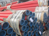 Red Color Painted Steel Pipe Epoxy