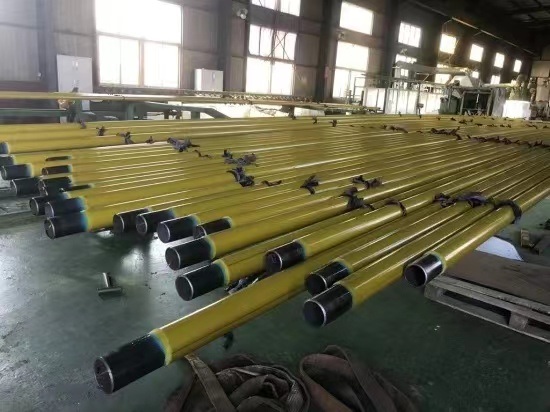 High Density Polyethylene Coated 2" Pipes