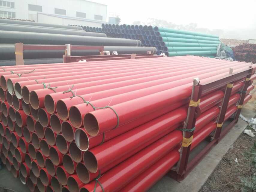 High Quality of 3PE Steel Pipe with Red Corlor Factory