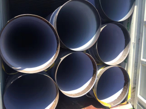 3PE 3PP Coating Anti Corrosive Carbon Steel Pipe Manufacturer Tianjin City