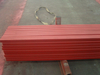 Red Painted Square Pipe Exopy