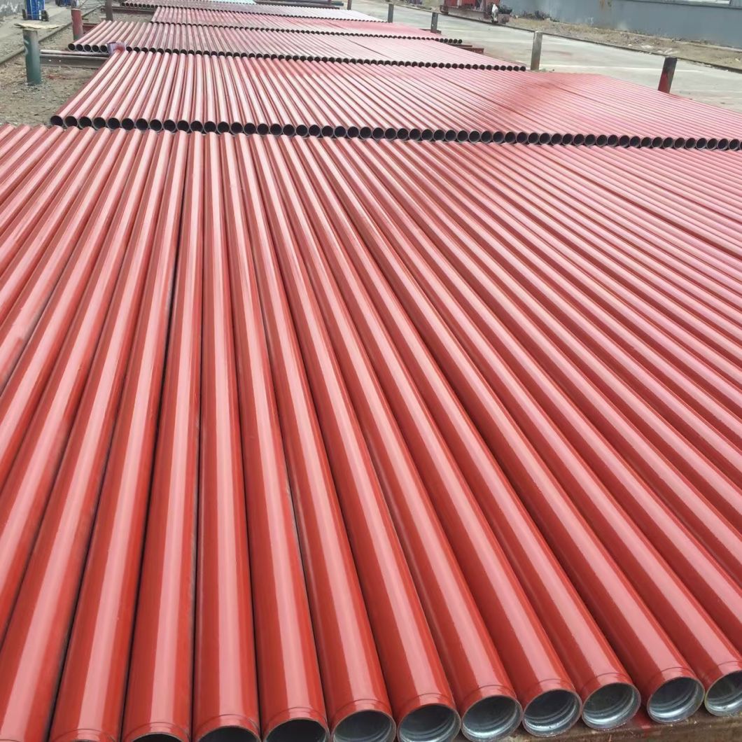 High Quality of 3PE Steel Pipe with Red Corlor Factory