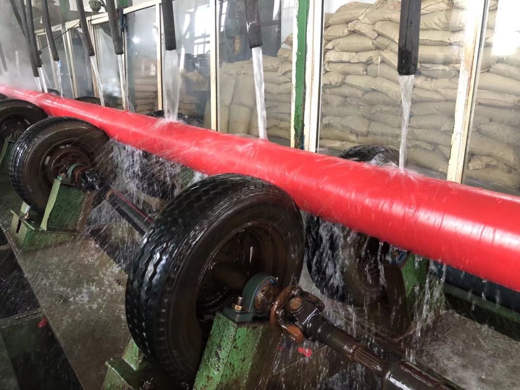 Fbe Fusion Bonded Epoxy Coating Steel Pipe Od21.3 Red