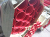 Red Color Painted Steel Pipe Epoxy